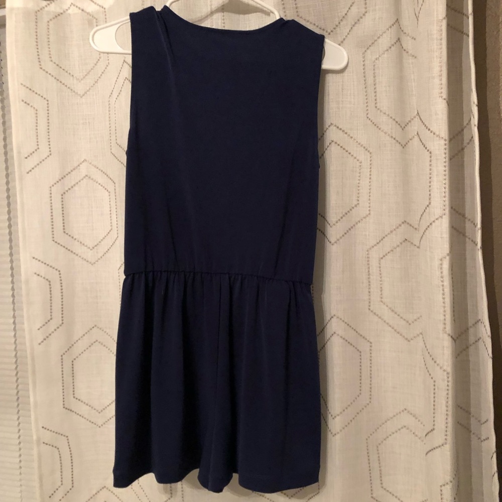 BCBG navy romper